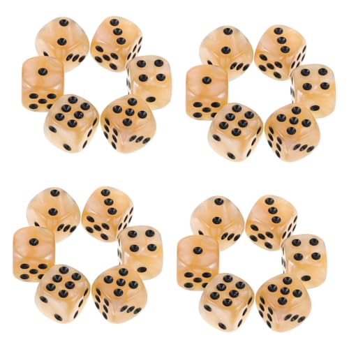 SUPVOX 50 Stück Teiliges Würfel mit Runden Ecken Perlmuttschimmernde Spielwürfel für Brettspiele Lernhilfe Partyzubehör Ergonomisch Fair Handlich für Familie und Klassenzimmer SUPVOX 50 Stück Teiliges Würfel mit Runden Ecken Perlmuttschimmernde Spielwürfel für Brettspiele Lernhilfe Partyzubehör Ergonomisch Fair Handlich für Familie und Klassenzimmer von Supvox