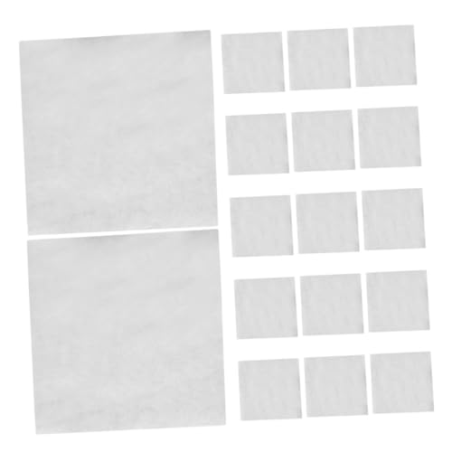 SUPVOX 500 Stück Doppelseitiges Durchscheinendes Wägepapier für Labor und Chemieanalysen Nicht Saugfähige Glänzende Blätter für Präzise Messungen Zellulosepapier für Waagenbedarf von Supvox
