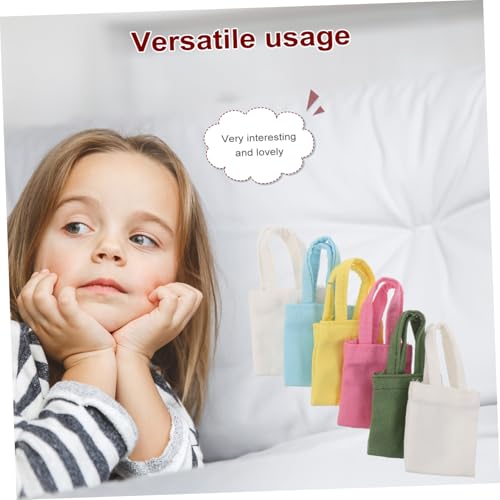 SUPVOX 6 Stück Maßstab Handgefertigte Canvas Schultertaschen Realistische Puppenhaus Deko Winzige Dollhouse Bag Ornaments für Sammler und Fotografie SUPVOX 6 Stück Maßstab Handgefertigte Canvas Schultertaschen Realistische Puppenhaus Deko Winzige Dollhouse Bag Ornaments für Sammler und Fotografie von Supvox