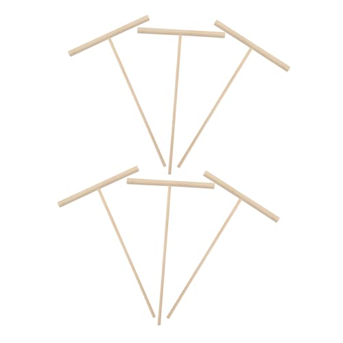 SUPVOX 6 Stück Mini Bambus Rechen Handmade Sandspielzeug Zen Garten Deko Umweltfreundliche Bambuskunstwerke Langlebig und Geruchlos für Meditation und Wohnraumgestaltung von Supvox