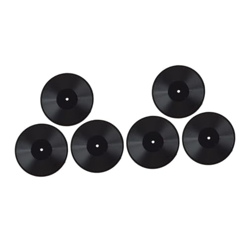 SUPVOX 6 Stück Miniature Schallplatten Modelle Vinyl Dekoration für Puppenhaus Realistische Miniaturaccessoires für Liebevolle Hausgestaltung SUPVOX 6 Stück Miniature Schallplatten Modelle Vinyl Dekoration für Puppenhaus Realistische Miniaturaccessoires für Liebevolle Hausgestaltung von Supvox