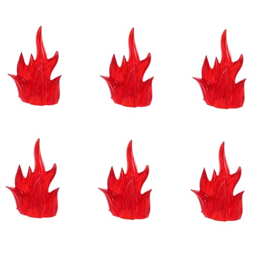 SUPVOX 6 Stück Puzzle Bausteine Flammenrequisiten Bauen Kreative Flammenblöcke Feuerspielzubehör Halloween Fire Models Bildungsfeuerspiel Halloween -Flammenblöcke Plastik rot SUPVOX 6 Stück Puzzle Bausteine Flammenrequisiten Bauen Kreative Flammenblöcke Feuerspielzubehör Halloween Fire Models Bildungsfeuerspiel Halloween -Flammenblöcke Plastik rot von Supvox