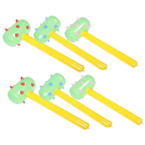 SUPVOX 6 Stück Teiliges Aufblasbares Hammer aus Buntem PVC Leichtes Kinderspielzeug zum Sicheren und Dekorieren für Jungen und Mädchen Zufällige Farben Robust und Tragbar Zufällige Farbe SUPVOX 6 Stück Teiliges Aufblasbares Hammer aus Buntem PVC Leichtes Kinderspielzeug zum Sicheren und Dekorieren für Jungen und Mädchen Zufällige Farben Robust und Tragbar Zufällige Farbe von Supvox
