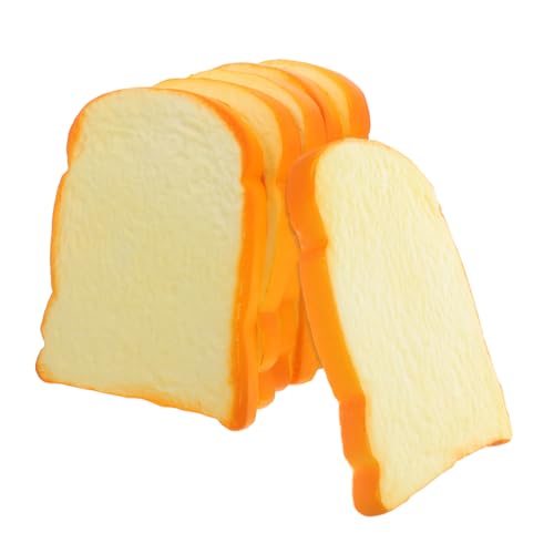 SUPVOX 6 Stück Teiliges Fake Toastbrot Realistische Simulation Vielseitige Dekoration für Küche Hochzeit Party Fotografie Requisiten Platzsparend Detailgetreu Kunstvolles Design SUPVOX 6 Stück Teiliges Fake Toastbrot Realistische Simulation Vielseitige Dekoration für Küche Hochzeit Party Fotografie Requisiten Platzsparend Detailgetreu Kunstvolles Design von Supvox