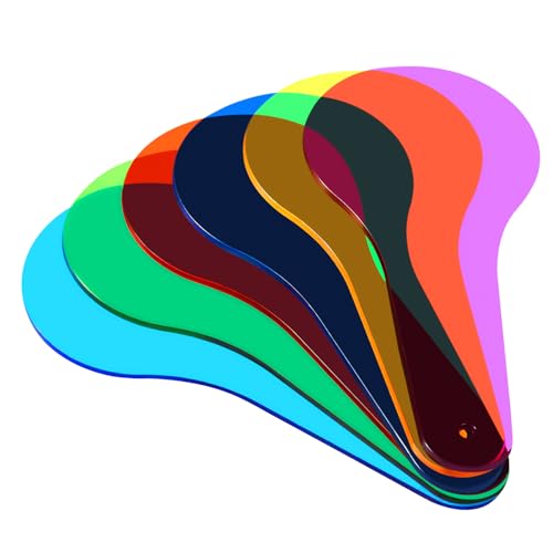 SUPVOX 6 Stück Teiliges Farbfilter für Optische Experimente mit Science Color Paddles Leichtes Lernspielzeug Farberkennung der Vorschule Klassenzimmer SUPVOX 6 Stück Teiliges Farbfilter für Optische Experimente mit Science Color Paddles Leichtes Lernspielzeug Farberkennung der Vorschule Klassenzimmer von Supvox