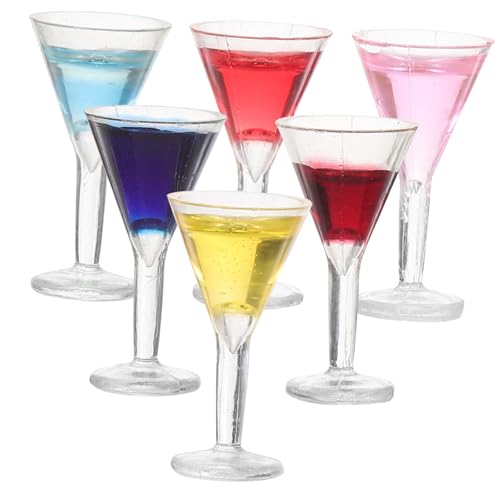 SUPVOX 6 Stück Teiliges Miniatur Cocktailgläser Bunte Mini Weingläser für Puppenhaus Dekoration Kinderfreundliches Mini Küchenspielzeug Realistische Miniaturbecher für DIY SUPVOX 6 Stück Teiliges Miniatur Cocktailgläser Bunte Mini Weingläser für Puppenhaus Dekoration Kinderfreundliches Mini Küchenspielzeug Realistische Miniaturbecher für DIY von Supvox