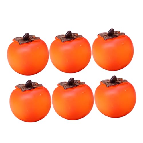 SUPVOX 6 Stück Teiliges Miniatur Künstliche Persimmon Fruchtmodelle Simulation Resin Obst für Puppenhaus Layout Szene Party Deko Vintage Hochzeit SUPVOX 6 Stück Teiliges Miniatur Künstliche Persimmon Fruchtmodelle Simulation Resin Obst für Puppenhaus Layout Szene Party Deko Vintage Hochzeit von Supvox