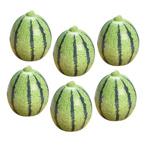 SUPVOX 6 Stück Teiliges Miniatur Wassermelonen Deko Modelle mit Lebensechtem Design Farbenfrohe Mini Früchte für Puppenhaus Tischdekoration Fotorequisiten und Kreative Szenengestaltung SUPVOX 6 Stück Teiliges Miniatur Wassermelonen Deko Modelle mit Lebensechtem Design Farbenfrohe Mini Früchte für Puppenhaus Tischdekoration Fotorequisiten und Kreative Szenengestaltung von Supvox