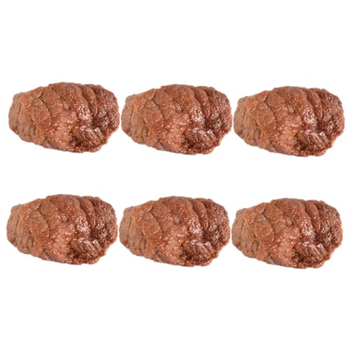 SUPVOX 6 Stück Teiliges PVC Fake Beef Block Modell Realistische Fleischattrappe mit Detailgetreuer Oberfläche Langlebig und Korrosionsbeständig als Küchendekor Filmrequisite und SUPVOX 6 Stück Teiliges PVC Fake Beef Block Modell Realistische Fleischattrappe mit Detailgetreuer Oberfläche Langlebig und Korrosionsbeständig als Küchendekor Filmrequisite und von Supvox