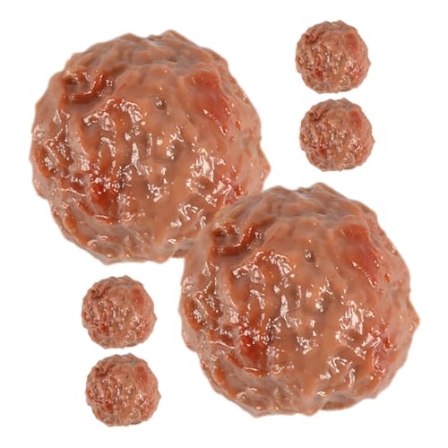 SUPVOX 6 Stück Teiliges Realistische Simulation Rindfleisch frikadellen aus Langlebigem PVC Lebensechte Fotografie Requisite und Küchen deko Nicht Verblassend Kreativ und Praktisch für SUPVOX 6 Stück Teiliges Realistische Simulation Rindfleisch frikadellen aus Langlebigem PVC Lebensechte Fotografie Requisite und Küchen deko Nicht Verblassend Kreativ und Praktisch für von Supvox