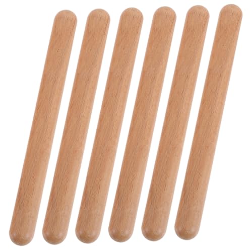 SUPVOX 6 Stück Teiliges Rhythmusstäbe aus Holz Pädagogische Schlaginstrumente für Musikalische Früherziehung Sicher Verarbeitet Geeignet für Gruppenaktivitäten und Percussion Ab Jahren SUPVOX 6 Stück Teiliges Rhythmusstäbe aus Holz Pädagogische Schlaginstrumente für Musikalische Früherziehung Sicher Verarbeitet Geeignet für Gruppenaktivitäten und Percussion Ab Jahren von Supvox
