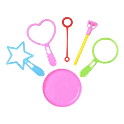 SUPVOX 6 Stück Teiliges Seifenblasenstab Set Bunt mit Verschiedenen Formen Leichte Flexible Outdoor Bubbles Maker für Ab Jahren Robustes Sicheres Bewegung und Spaß Zufällige Farbe SUPVOX 6 Stück Teiliges Seifenblasenstab Set Bunt mit Verschiedenen Formen Leichte Flexible Outdoor Bubbles Maker für Ab Jahren Robustes Sicheres Bewegung und Spaß Zufällige Farbe von Supvox