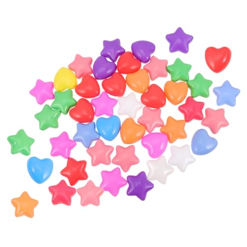 SUPVOX 60 Stück Teiliges Bunte Ocean Balls aus Robustem Kunststoff Herz und Sternform als Kinderspielzeug für Indoor Party und Pool Vielseitig für Spielzelt und Spielbereich Geeignet SUPVOX 60 Stück Teiliges Bunte Ocean Balls aus Robustem Kunststoff Herz und Sternform als Kinderspielzeug für Indoor Party und Pool Vielseitig für Spielzelt und Spielbereich Geeignet von Supvox