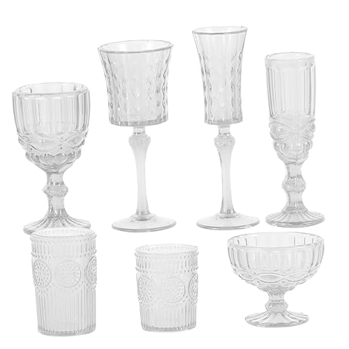 SUPVOX 7 Stück Simulierte Lebensmittel Und Spielwasserbecher Mini Für Puppenhäuser Winzige Kleine Kleine Getränkeflaschen Wasserbecher Transparent SUPVOX 7 Stück Simulierte Lebensmittel Und Spielwasserbecher Mini Für Puppenhäuser Winzige Kleine Kleine Getränkeflaschen Wasserbecher Transparent von Supvox