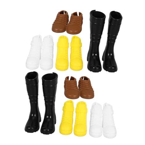 SUPVOX 8 Paare Miniatur Puppenschuhe Niedliche Mini Doll Boots Puppenaccessoires für Puppen Vielseitig Einsetzbar als Puppendekoration und Zubehör SUPVOX 8 Paare Miniatur Puppenschuhe Niedliche Mini Doll Boots Puppenaccessoires für Puppen Vielseitig Einsetzbar als Puppendekoration und Zubehör von Supvox