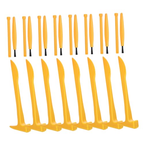 SUPVOX 8 Sätze archäologische Ausgrabungswerkzeuge Grabbausätze Dinosaurier-Wissenschaftsspiel Graben Werkzeuge für Archäologie Graben Grabwerkzeuge, PVC Orange SUPVOX 8 Sätze archäologische Ausgrabungswerkzeuge Grabbausätze Dinosaurier-Wissenschaftsspiel Graben Werkzeuge für Archäologie Graben Grabwerkzeuge, PVC Orange von Supvox