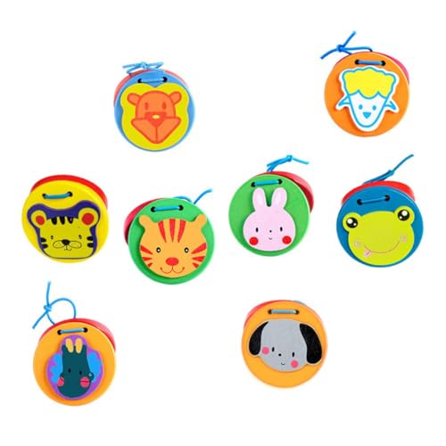 SUPVOX 8 Stück Teiliges Holz Kastagnetten Bunte Karikatur Tiere Musikinstrumente für Frühkindliche Musikförderung Pädagogisch Geeignet Jungen Mädchen Ab Jahre SUPVOX 8 Stück Teiliges Holz Kastagnetten Bunte Karikatur Tiere Musikinstrumente für Frühkindliche Musikförderung Pädagogisch Geeignet Jungen Mädchen Ab Jahre von Supvox