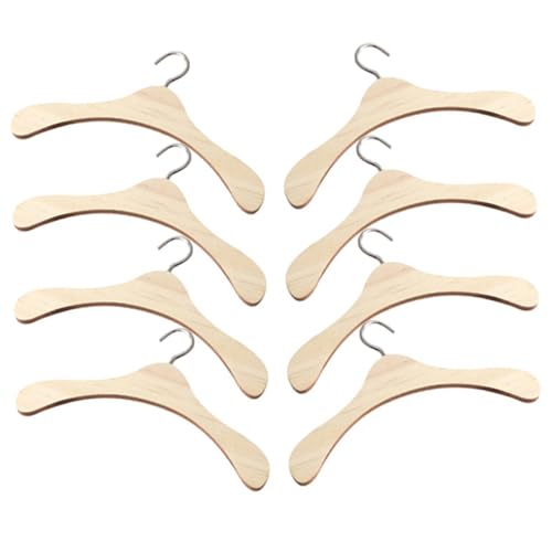SUPVOX 8 Stück Teiliges Holz Kleiderbügel für Puppenkleidung Platzsparende Zarte Kleine Kleiderbügel für Puppenhaus Ordentliche Aufbewahrung Verhindert Falten und Beschädigungen SUPVOX 8 Stück Teiliges Holz Kleiderbügel für Puppenkleidung Platzsparende Zarte Kleine Kleiderbügel für Puppenhaus Ordentliche Aufbewahrung Verhindert Falten und Beschädigungen von Supvox