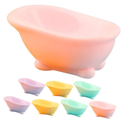 SUPVOX 8 Stück Teiliges Miniatur Badewannen aus Resin Realistische Puppenhaus Dekoration Bunte Micro Landschaftsfiguren Kompakte Kreative Badewannen Ornamente für Puppenhaus Zubehör SUPVOX 8 Stück Teiliges Miniatur Badewannen aus Resin Realistische Puppenhaus Dekoration Bunte Micro Landschaftsfiguren Kompakte Kreative Badewannen Ornamente für Puppenhaus Zubehör von Supvox