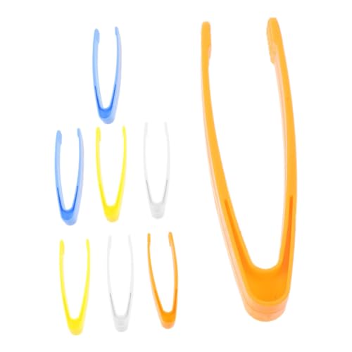 SUPVOX 8 Stück Teiliges Pinzettenset aus Robustem Kunststoff Feinmotorisches Lernspielzeug zur Entwicklung von Handkoordination und Geschicklichkeit Montessori Bastelpinzetten für von Supvox