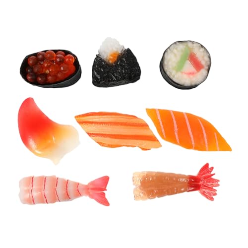 SUPVOX 8 Stück Teiliges Realistisches Sushi Food Modell Lebensechte Japanische Onigiri Simulation Vielseitige Dekoration für Küche Wohnzimmer Schaufenster Detailgetreue Shop Display Props SUPVOX 8 Stück Teiliges Realistisches Sushi Food Modell Lebensechte Japanische Onigiri Simulation Vielseitige Dekoration für Küche Wohnzimmer Schaufenster Detailgetreue Shop Display Props von Supvox