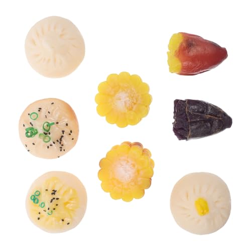 SUPVOX 8 Stück Künstliche Gedämpfte Gefüllte Brötchen Süßkartoffel Spielzeugset Realistische Simulation für Kinder Küchen Spielzeug Partydekoration für Rollenspiele SUPVOX 8 Stück Künstliche Gedämpfte Gefüllte Brötchen Süßkartoffel Spielzeugset Realistische Simulation für Kinder Küchen Spielzeug Partydekoration für Rollenspiele von Supvox