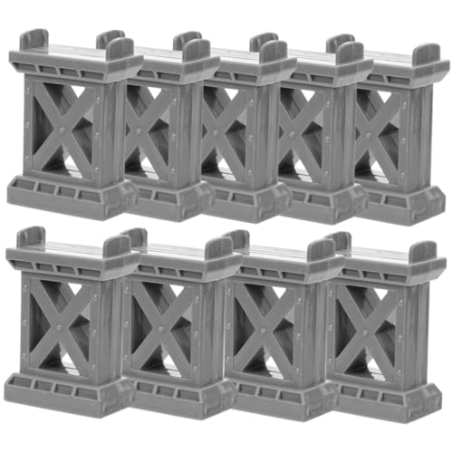 SUPVOX 9 Stück Teiliges Holz Eisenbahn Zubehör mit Brückenstützen für Holzeisenbahn Schienen Kompatibel mit Gängigen Holzbahn Systemen Erhöhtes Design für Kreative Spielwelten SUPVOX 9 Stück Teiliges Holz Eisenbahn Zubehör mit Brückenstützen für Holzeisenbahn Schienen Kompatibel mit Gängigen Holzbahn Systemen Erhöhtes Design für Kreative Spielwelten von Supvox