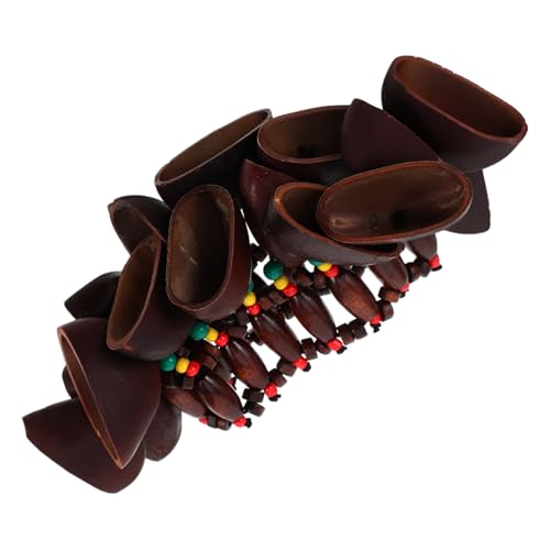 SUPVOX Afrikanisches Tribal Style Nussschalen Armband Handgemachte Percussion Handklingel für Trommelbegleitung Unisex Schmuck mit Afrikanischem Flair und Tradition SUPVOX Afrikanisches Tribal Style Nussschalen Armband Handgemachte Percussion Handklingel für Trommelbegleitung Unisex Schmuck mit Afrikanischem Flair und Tradition von Supvox