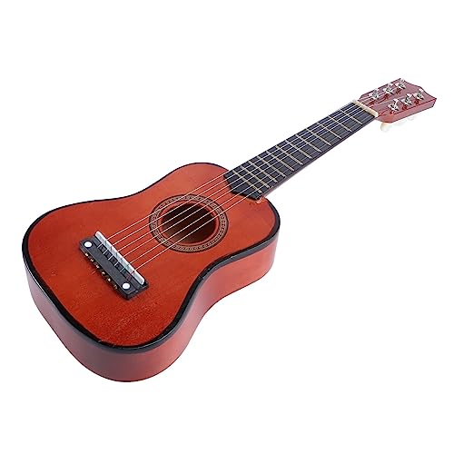 SUPVOX Akustikgitarre für Einstiegs Musikinstrument Holz mit Seidigem Klangbild Umweltfreundliche Lackierung Gitarre zum Lernen und Farbe Kaffee von Supvox