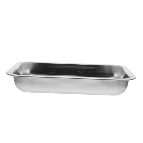 SUPVOX Anatomie-tablett Labor-seziertablett Präparierplatte Aus Edelstahl Tablett Für Unterrichtsinstrumente Dissektionspfanne Präpariertablett Aus Metall Laborausrüstung Rostfreier Stahl SUPVOX Anatomie-tablett Labor-seziertablett Präparierplatte Aus Edelstahl Tablett Für Unterrichtsinstrumente Dissektionspfanne Präpariertablett Aus Metall Laborausrüstung Rostfreier Stahl von Supvox