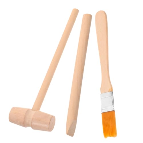 SUPVOX Ausgrabungsset mit Holzhammer Meißel und Bürste Lernspielzeug für Kleine Fördert Feinmotorik und Kreativität für Mädchen und Jungen SUPVOX Ausgrabungsset mit Holzhammer Meißel und Bürste Lernspielzeug für Kleine Fördert Feinmotorik und Kreativität für Mädchen und Jungen von Supvox