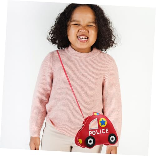 SUPVOX Auto Design Umhängetasche Rot Leichte Langlebige Aufbewahrungstasche für Kostüme Crossbody Tasche für Mädchen Praktischer Kleiner Aufbewahrungsbeutel von Supvox