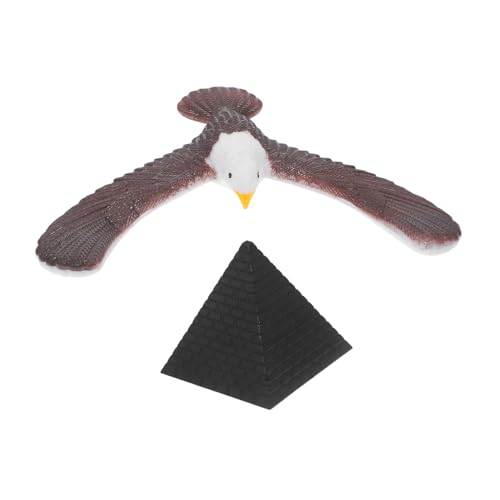 SUPVOX Balance Adler Desktop Ornament Kleines Wippvogel aus Moderner Dekorationsvogel für Schreibtisch und Büro Kreatives Gleichgewichtstrainer Modell für Erwachsene von Supvox