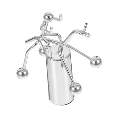 SUPVOX Balance Ball Schreibtischdekoration Metallmaterial Kreatives Gleichgewicht Physik Balance Ornamente Geschenkidee für Erwachsene von Supvox