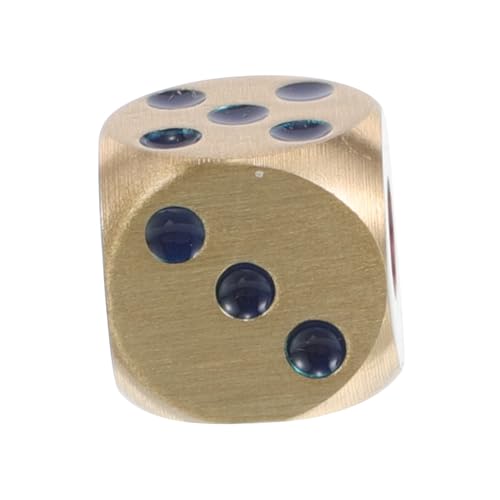 SUPVOX Brass Dice für Brettspiele Einzigartige Metallwürfel mit Glatter Oberfläche DIY Projekte und Dekoratives Element für Spielabende und Lernumgebungen SUPVOX Brass Dice für Brettspiele Einzigartige Metallwürfel mit Glatter Oberfläche DIY Projekte und Dekoratives Element für Spielabende und Lernumgebungen von Supvox