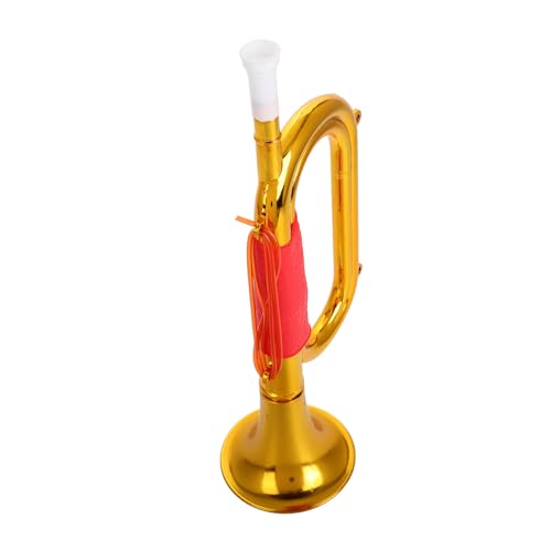 SUPVOX Bugle Trompete für Realistisches Bühneninstrument Vielseitiges Musikspielzeug Pädagogisches Blasinstrument für Bühnenauftritte und Lernspaß von Supvox