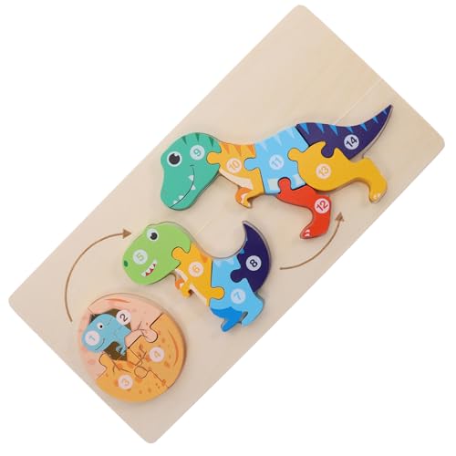 SUPVOX Buntes Holzpuzzle für Kleinkinder Tierisches Lernspielzeug mit Großen Sichere Holzbausteine Farben und Formenwahrnehmung für Frühe Kognitive Entwicklung SUPVOX Buntes Holzpuzzle für Kleinkinder Tierisches Lernspielzeug mit Großen Sichere Holzbausteine Farben und Formenwahrnehmung für Frühe Kognitive Entwicklung von Supvox