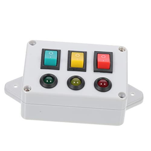 SUPVOX Busy Board Lernspielzeug mit Bunten LED Lichtern Sicherer Langlebiger Kunststoff Leicht Tragbar Motorische und Farberkennung für Kleinkinder Ab Jahr von Supvox