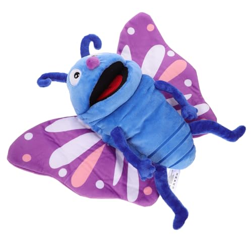 SUPVOX Butterfly Handpuppe aus Weichem Plüsch Interaktives Lernspielzeug für Fördert Kreativität Feinmotorik und Sprachentwicklung für Geschichten Erzählen und Frühkindliche Bildung von Supvox