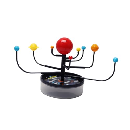 SUPVOX DIY Astronomisches Planetensystem Modell Lernspielzeug mit Drehbaren Planeten aus Hochwertigem Kunststoff Pädagogisches Bastelset Beobachtung und Denkfähigkeit von Supvox