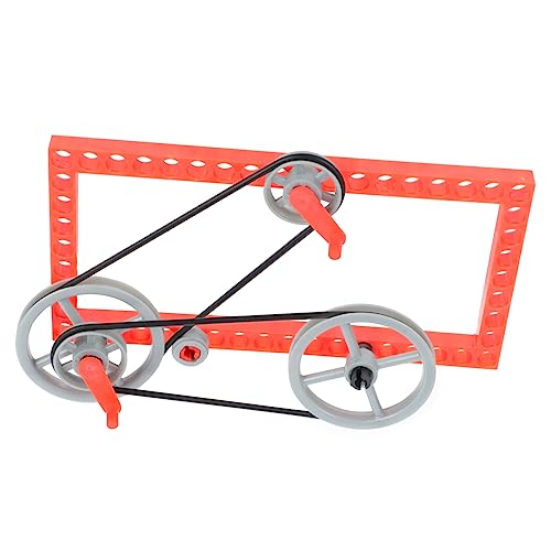 SUPVOX DIY Lernspielzeug Zahnräder und Riemen Pulley Kit für Praktische Wissenschaftsprojekte Sicher und Langlebig für Kreative Experimente und Bildungsspielzeug von Supvox
