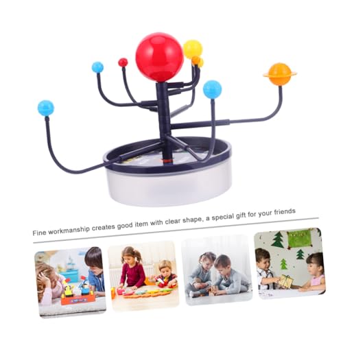 SUPVOX DIY Sonnensystem Planetenmodell zum Basteln Pädagogisches Planetenset mit Glatten Kanten Farberkennung Präzise Bauteile für Schüler Lerngerät für Physik und Mathematik von Supvox