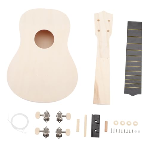 SUPVOX DIY Ukulele Bausatz Rundloch Gitarrenbausatz Handbemalt Kreatives Musikspielzeug für Junge Mädchen und Anfänger mit Werkzeugen und Zubehör SUPVOX DIY Ukulele Bausatz Rundloch Gitarrenbausatz Handbemalt Kreatives Musikspielzeug für Junge Mädchen und Anfänger mit Werkzeugen und Zubehör von Supvox