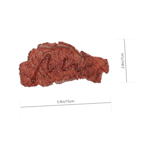 SUPVOX Dekoratives Steak Modell aus Kunststoff Realistische Grill Fleisch Simulation Lebensechte Nachbildung als Food Model als Foto Requisite Küchen Restaurant Dekoration Pädagogisches SUPVOX Dekoratives Steak Modell aus Kunststoff Realistische Grill Fleisch Simulation Lebensechte Nachbildung als Food Model als Foto Requisite Küchen Restaurant Dekoration Pädagogisches von Supvox