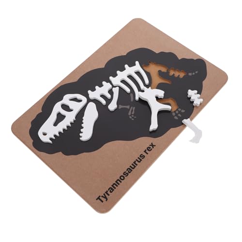 SUPVOX Dinosaurier Fossilien Puzzle für Interaktives Holzspielzeug für Jahre Fördert Kognitive Fähigkeiten Hand Augen Koordination und Logisches mit Niedlichem Design und Dinosaurier von Supvox