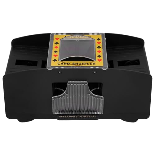 SUPVOX Elektrische Kartenmischmaschine Automatischer Mischautomat aus Robustem Abs für Decks Spielkarten Leise Langlebig Praktisches Kartenspiel Zubehör für Zuhause und Pokerabende SUPVOX Elektrische Kartenmischmaschine Automatischer Mischautomat aus Robustem Abs für Decks Spielkarten Leise Langlebig Praktisches Kartenspiel Zubehör für Zuhause und Pokerabende von Supvox