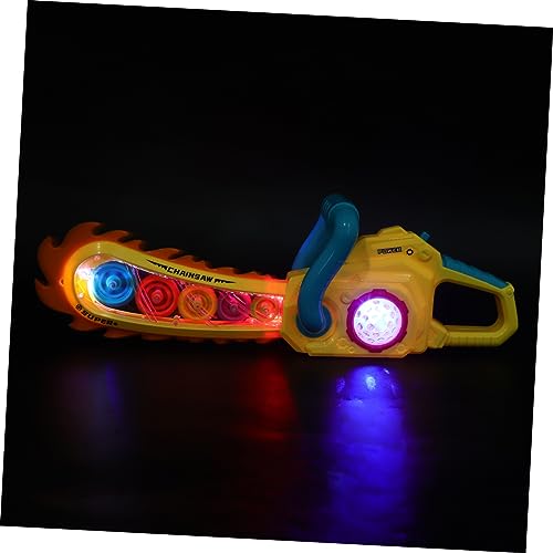 SUPVOX Elektrische Leuchtende Motorsäge mit Soundeffekten Buntes Licht für Jungen Ab Jahren Kinderfreundliches Einfach Bedienbares Rollenspiel Zufällige Farbe Zufällige Farbe von Supvox