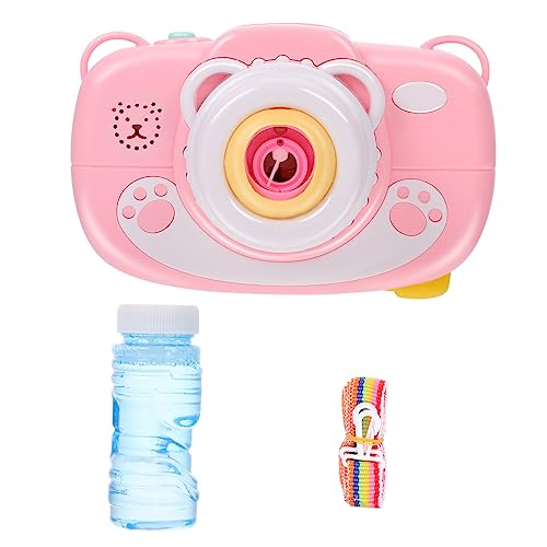 SUPVOX Elektrische Seifenblasenmaschine Kamera Form mit Musik und Licht Leicht Tragbar Bär Design Sicher und Spaß für Mädchen und Jungen für Outdoor und Indoor SUPVOX Elektrische Seifenblasenmaschine Kamera Form mit Musik und Licht Leicht Tragbar Bär Design Sicher und Spaß für Mädchen und Jungen für Outdoor und Indoor von Supvox