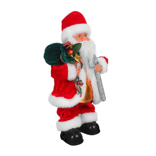 SUPVOX Elektrische Weihnachtsmann Musik Bewegliche Teile Kindersicheres Material Festliche Xmas-Dekoration und Partygeschenk für Familienfeier SUPVOX Elektrische Weihnachtsmann Musik Bewegliche Teile Kindersicheres Material Festliche Xmas-Dekoration und Partygeschenk für Familienfeier von Supvox