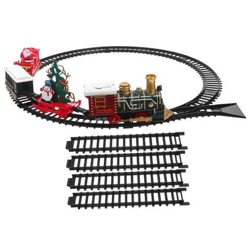 SUPVOX Elektrischer Weihnachtszug Teiligem Schienenset Batteriebetrieben mit Licht und Musik Festliche Weihnachtsbaumdeko Kreativität und Motorischen Fähigkeiten SUPVOX Elektrischer Weihnachtszug Teiligem Schienenset Batteriebetrieben mit Licht und Musik Festliche Weihnachtsbaumdeko Kreativität und Motorischen Fähigkeiten von Supvox